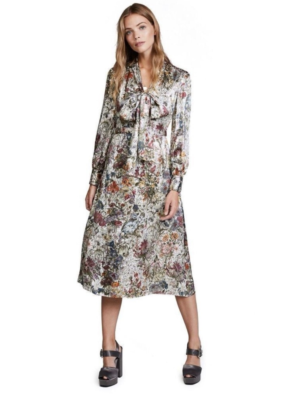 Tory Burch Vanessa silk dress with bow